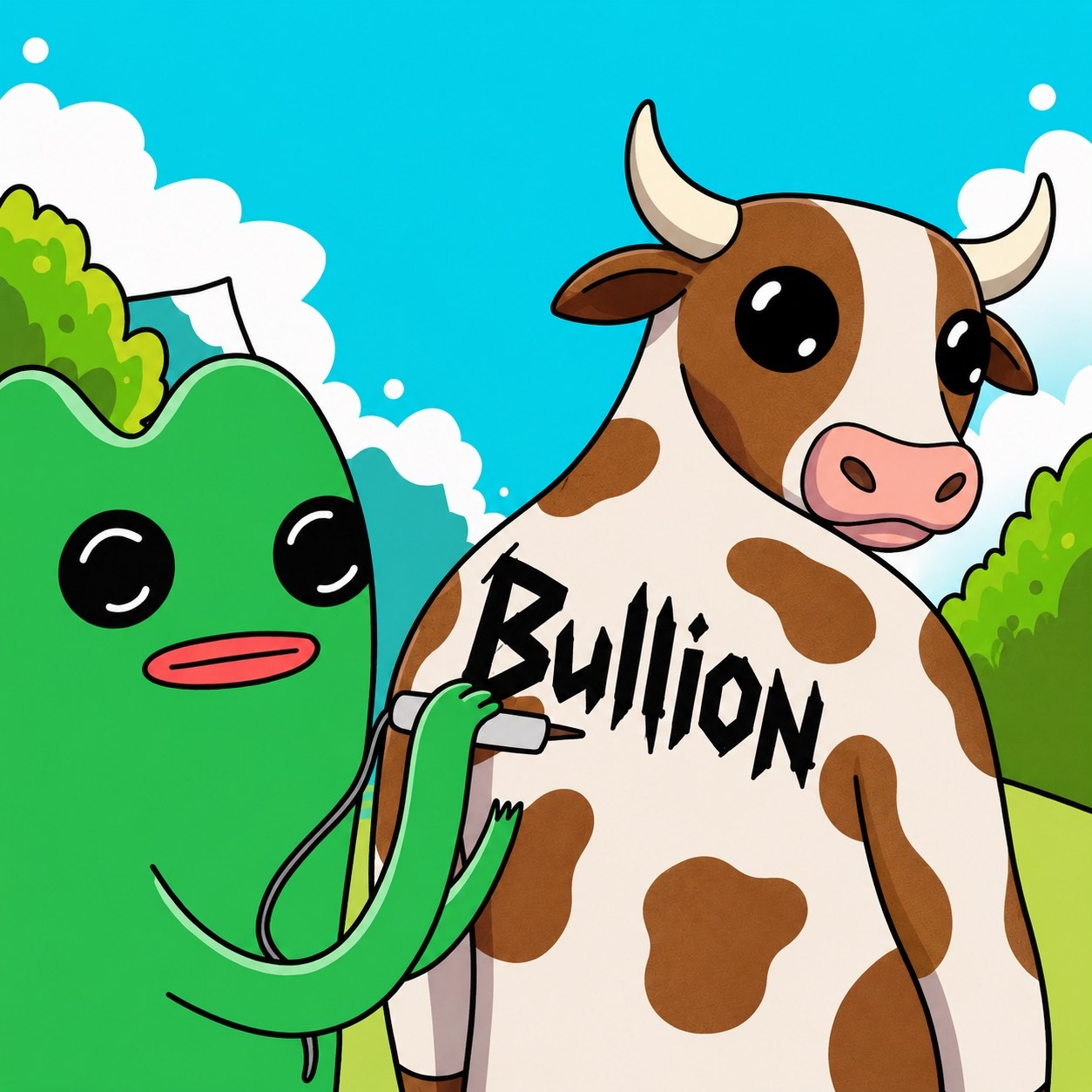 Bullion getting the Bullion name written on its side.